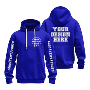 Sweat à capuche polaire personnalisé pour homme, vêtement de sport avec logo imprimé intégral, OEM/ODM, respirant et écologique - Product Image 2