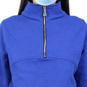 OEMODM Ensemble de survêtement unisexe de haute qualité, personnalisé pour femme, en coton, avec sweat à capuche zippé et pantalon de jogging - Product Image 4