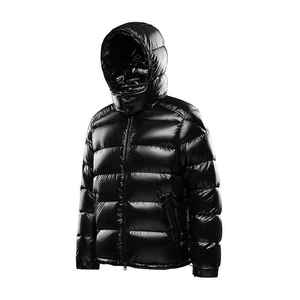 Outdoor Light Warm Men's Waterproof Streetwear <b>Jacket</b> Stand Collar <b>Hooded</b> Winter Filled Down Puffer <b>Fur</b> Shell - Product Image 1