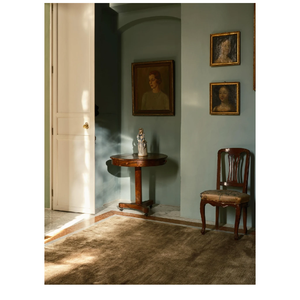 Tapis tissé main taupe chaud, tapis d'appoint gris brun de qualité supérieure, tapis fait main texturé uni - Product Image 3