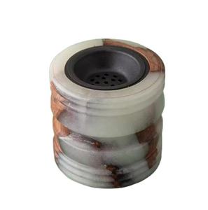 Ensemble cadeau de brûleur à bakhoor de luxe - Porte-encens en résine époxy et bois d'oud fait main Mubkhar pour parfum d'ambiance arabe - Product Image 5