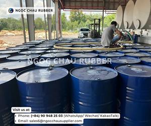 Látex de Caucho Natural de Origen Vietnamita, 60% DRC, Alta Resistencia a la Amoníaco, Grado Alimenticio, Resistente a Químicos, para Moldeo, Embalaje en Tambor de Acero - Product Image 4