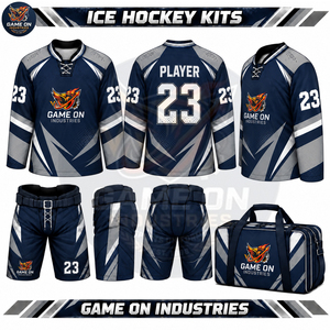 Ensemble d'équipement de hockey sur glace personnalisé et fait main, comprenant un maillot respirant, un pantalon et un sac de voyage – Fournisseur direct d'usine - Product Image 5