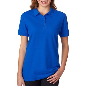 Chemises polo pour femmes, couleur unie, manches courtes, vente chaude, meilleur prix, bonne qualité, chemises polo tendance pour femmes - Product Image 3