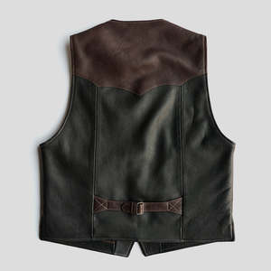 เสื้อกั๊กหนังสำหรับผู้ชายเสื้อกั๊กหนังสำหรับผู้ชาย - Product Image 2