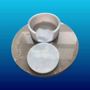 Premium Marble Resin Coaster Set With Elegant Mixed Material Design For Luxury Home Decor Coffee Table Protection - Product Image 2