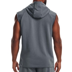 Promotional Men's <b>Hoodies</b> & Sweatshirts Custom Gre Color Casual Sportswear Cotton Pullover <b>Sleeveless</b> <b>Hoodies</b> on Best Sale - Product Image 2