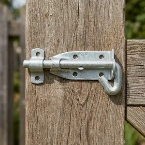 Pestillo de puerta de hierro de calidad premium con mecanismo de bloqueo fuerte para uso en hoteles y exteriores disponible al mejor precio. - Product Image 6