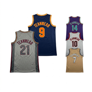 Uniformes de Baloncesto Personalizados al por Mayor - Nombres y Logotipos de Equipos, Spandex/Poliéster Transpirable, Sin Mangas, Unisex - Product Image 1