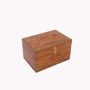Caja de Almacenamiento de Madera Hecha a Mano de Primera Calidad, Artesanía Decorativa de Madera, Decoración Rústica para el Hogar, Caja de Regalo de Madera - Product Image 2