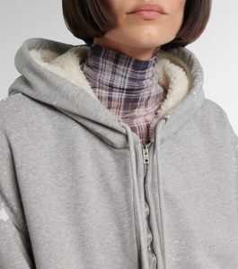 Veste à capuche zippée épaisse et confortable pour femme, imprimée, coupe ajustée - Product Image 4
