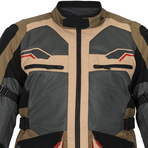 แจ็คเก็ตหนังเดนิมเคลือบคุณภาพสูงสีขาวสำหรับผู้ชาย ปรับแต่งได้ เสื้อผ้ากีฬาขี่มอเตอร์ไซค์ สไตล์ไฮสตรีท ระบายอากาศได้ดี เหมาะสำหรับฤดูหนาว - Product Image 6