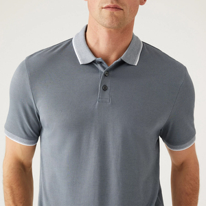 Regular Fit <b>Polo</b> <b>Shirts</b> Solid Color Breathable Custom Fabric <b>Men's</b> Short Sleeve Pique <b>Polo</b> <b>Shirts</b> <b>Men's</b> <b>Black</b> Classic <b>Polo</b> <b>Shirt</b> - Product Image 4