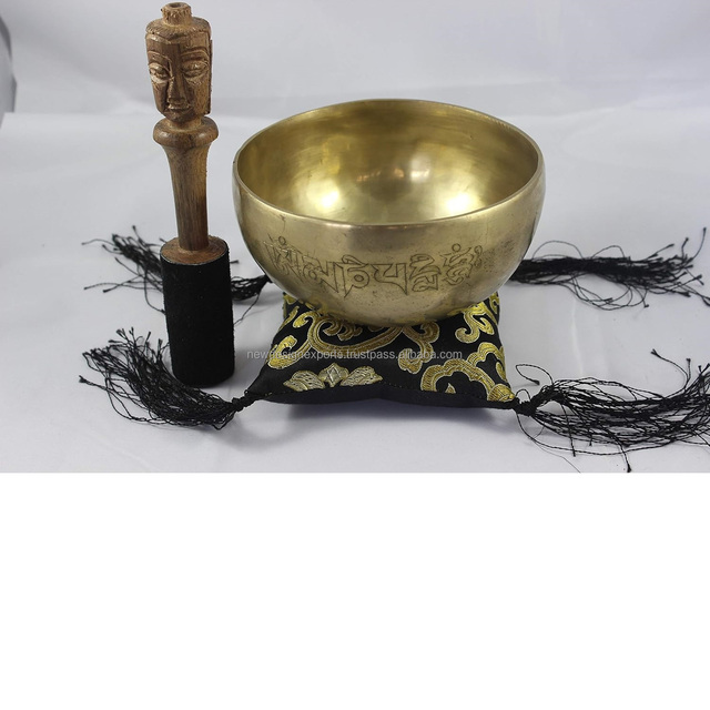 5.5 Inch Carving Buddha Head With Mantra ,Singing Bowl,Healing Bowl,Tibetan, Buddhist,Energetic, Healing,Meditation,Yoga