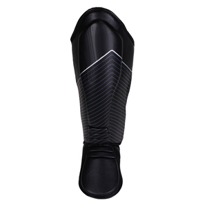 High Quality Custom Lightweight Leather Training Shin Guards Adjustable Seat Lace-Up Closure Muay Thai Boxing MMA Comprehensive - Product Image 3