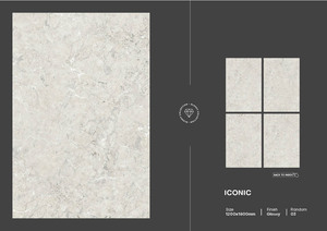 Carreaux de sol en porcelaine émaillée numérique antidérapants ACCENTS élégants 120x180cm Finition brillante de qualité supérieure pour appartement moderne et école - Product Image 5