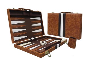Amazing Industries HWG-AI-R-1555 <b>Chess</b> Game <b>Set</b> Foldable Board with Dice and Checkers Custom Logo Option - Product Image 3
