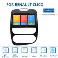 Lecteur DVD de voiture Android Jiawell GPS FM Musique Vidéo Carplay Wifi BT Écran IPS Autoradio pour Renault Clio 2012-2015