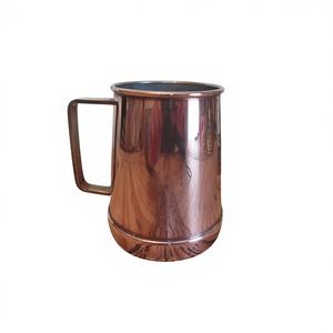Mug de voyage en cuivre avec impression de logo personnalisé, isolation chaud/froid, écologique, avec mousqueton intégré, compatible micro-ondes et lave-vaisselle - Product Image 1
