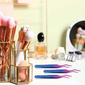 Pinzas Aplicadoras de Pestañas Compactas, Herramienta de Maquillaje de Viaje, Perfecta para Amantes de las Pestañas Postizas en Movimiento - Product Image 4