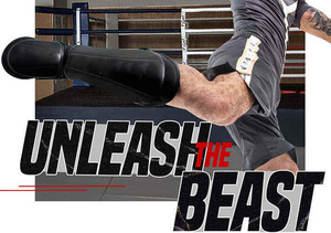 สนับแข้งหนังพรีเมียมขายส่ง MMA มวยไทย คิกบ็อกซิ่ง เทควันโด ซานด้า อุปกรณ์ป้องกันขา MOQ ต่ำ ราคาถูก - Product Image 5