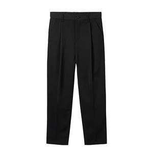 Pantalon de Costume Homme de Haute Qualité, Coupe Slim Droite, Extensible, Couleur Unie, Décontracté - Product Image 2