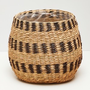 Pots à plantes en herbe de mer tressés à la main, grande taille, pots à plantes en herbe de mer, tissage de paille, pot à fleurs - Product Image 6
