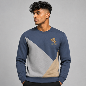 Sudadera de Invierno de Algodón Sea Island Premium para Hombre, Ultra Suave, Lujosa, Casual, Cuello Redondo, Ligera, Tejido Transpirable con Nervaduras - Product Image 1