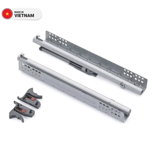 Correderas Inferiores Ajustables de Cierre Suave, Correderas de Cajón de Metal de Extensión Completa de Alta Resistencia - Product Image 1