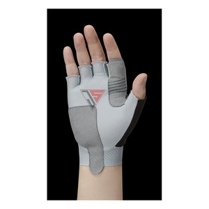 Guantes de Ciclismo Transpirables de Medio Dedo Hechos de Tela de Malla, Tela de Rizo, Tela Elástica y Cuero Sintético - Product Image 4