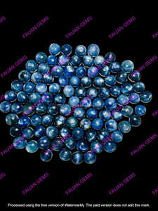 FAIJAN GEMS Kyanite bleue naturelle, pierres précieuses en vrac, cabochons certifiés par un tiers, toutes formes mélangées, pour la fabrication de bijoux, vente en gros - Product Image 2