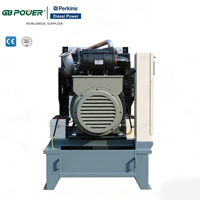 Générateurs diesel silencieux à châssis ouvert pour fabricants de générateurs diesel, 100 kW, 200 kW, 230 V, 400 V, démarrage automatique, démarrage à distance, ATS