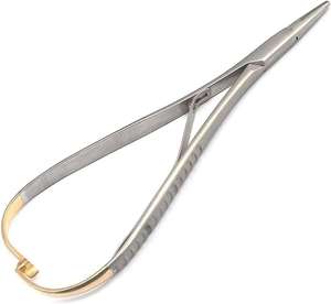 ที่จับเข็มผ่าตัดทางทันตกรรม Mathieu TC Mathieu Needle Holder ขนาด 6.5 นิ้ว เครื่องมือผ่าตัดทางทันตกรรม ได้รับการรับรองมาตรฐาน CE โดย Grip Surgical - Product Image 1