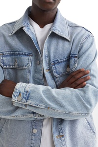 2025 New Style Street Color Black Color <b>Mens</b> <b>Denim</b> <b>Jacket</b> Lined With Fur Fall Winter Season In Good Design - Product Image 5