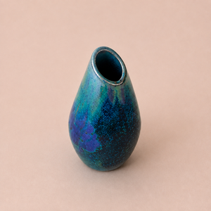 Vase de table en grès céramique artisanal, finition mate, style moderne et minimaliste, écologique, cuit à haute température, pour petites fleurs, décoration intérieure - Product Image 4