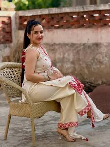 White Cotton Salwar Kameez With Black Embroidery Ankle-Length Traditional Wear For Women India Pakistan Casual Style - Product Image 4