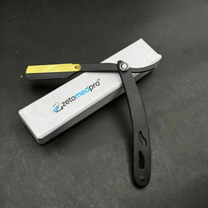 Rasoir à lame unique en acier inoxydable de haute qualité, style turc, pour le rasage du visage et du corps en salon ou à domicile - Product Image 5