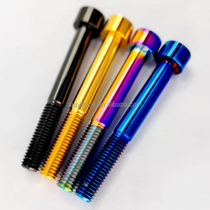 Kit de boulons en titane GR5 pour la modification de la moto tout-terrain Surron LBX Light Bee X Ultra Bee, arc-en-ciel, bleu brûlé, noir, or M5 M6 M10 M12 - Product Image 6