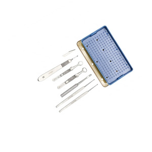 ชุดเครื่องมือผ่าตัดต้อกระจกชนิด Chalazion จำนวน 8 ชิ้น พร้อมถาดฆ่าเชื้อ - Product Image 2
