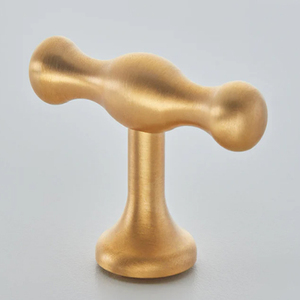 T Cabinet <b>Knob</b> Minimalist <b>Brass</b> Cabinet <b>Knobs</b> T Furniture <b>Brass</b> Handles - Product Image 5
