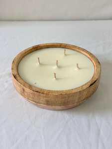 Modern Wooden <b>Candle</b> Holder Natural Wood <b>Candle</b> Stand Elegant Home Decoration Living Room Dining Table Fireplace <b>Gift</b> Item - Product Image 3
