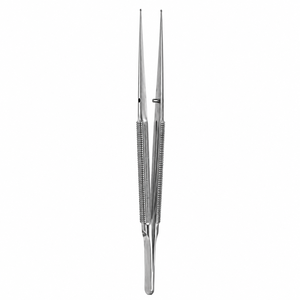 Pinzas de Precisión Delicate Touch Micro Forceps Ligeras y Rectas con Puntas de Anillo de 1 mm, Longitud Total de 7-1/8 pulgadas (18,1 cm) o 8-1/4 pulgadas (21 cm) ZETOMEDPRO - Product Image 1
