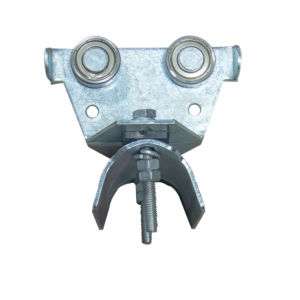 Carro de cable manual de acero inoxidable de alta calidad para grúa EOT CT 3032, capacidad de carga de 30-60 kg, transportador de cables de 3 niveles con 4 ruedas - Product Image 1