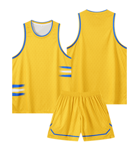 Conjunto de Uniformes de Baloncesto Personalizados para Niños y Jóvenes – Camisetas de Malla de Poliéster de Secado Rápido |   Ropa Deportiva al por Mayor para Equipos - Product Image 5