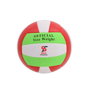 Solid Trader Expert Craftsmanship Professional Quality Ball Soft Impact Technology Maximum Air Retention Power <b>Play</b> Volleyball - Product Image 1
