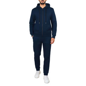 Survêtements légers pour hommes 100 coton Conception de qualité personnalisée Fermeture à cordon Position du logo avant Prix compétitifs - Product Image 3