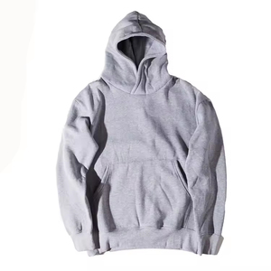 เสื้อฮู้ดผู้ชาย ผ้าฝ้ายฟลีซ 100% ระบายอากาศได้ดี สีพื้น สวมใส่สบาย ทรงปกติ น้ำหนัก 300 กรัม เหมาะสำหรับใส่ในฤดูหนาว - Product Image 4