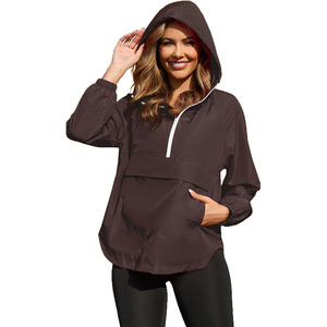 Packable Waterproof Raincoat Lightweight Rain Jacket, Running <b>Cycling</b> Hiking Windbreaker Pullover Jackets - Product Image 1
