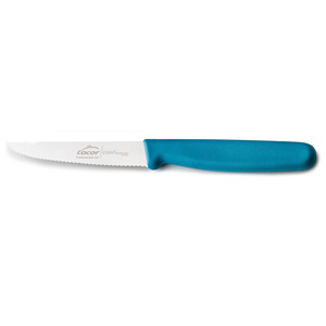 Coltello da bistecca Lacor Etern Ocean, lama seghettata in acciaio inossidabile, 10 cm, posate da cucina professionali - Product Image 1