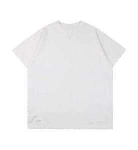 T-shirt délavé à l'acide pour l'été, T-shirt délavé à l'acide sur mesure avec logo personnalisé, T-shirt à marque privée - Product Image 1